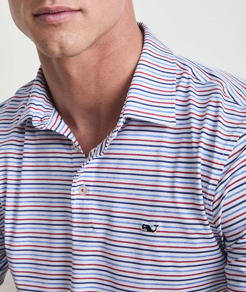 Multi-Bradley Stripe Sankaty Polo