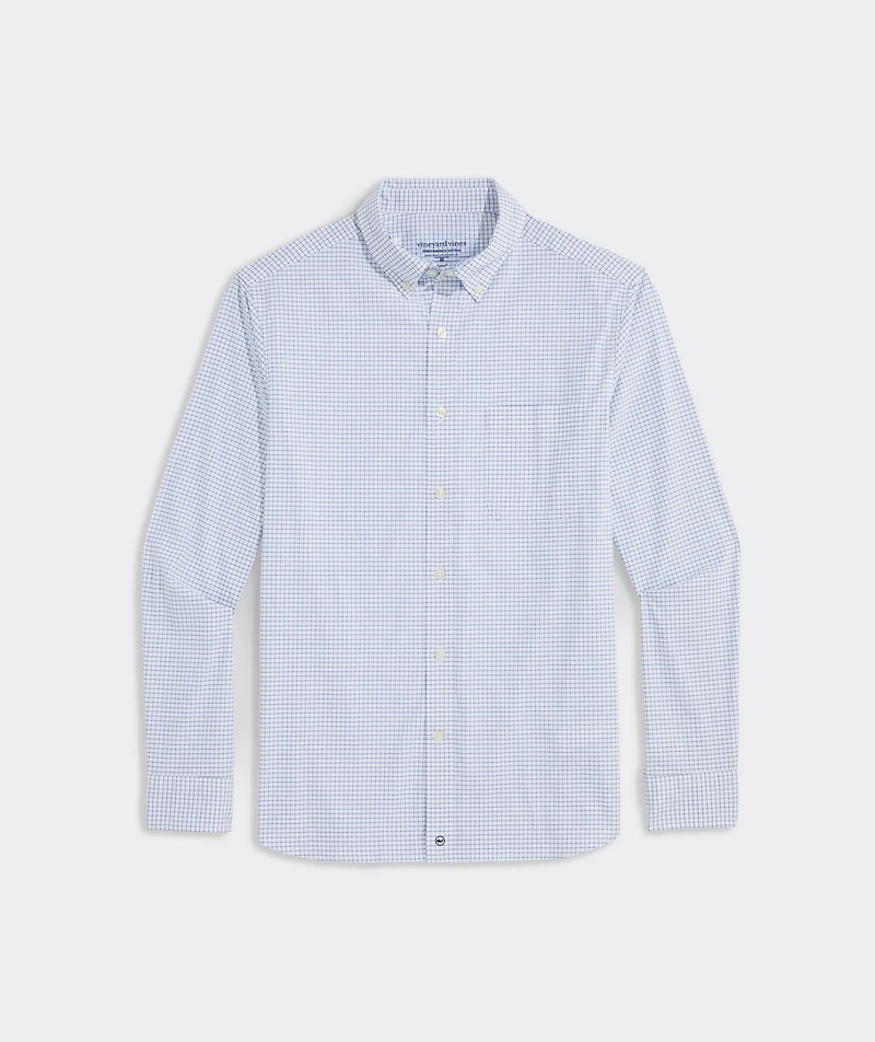 Calabash Check Performance Cotton Shirt