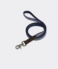 Micro Whale Leather Canvas Club Dog Leash