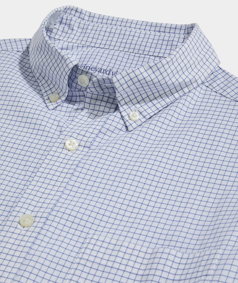 Calabash Check Performance Cotton Shirt