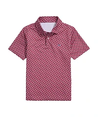 OUTLET Boys' Santa Whale Performance Polo