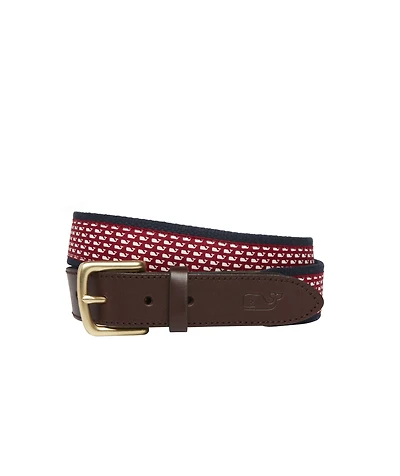 OUTLET Micro Whale Canvas Club Belt