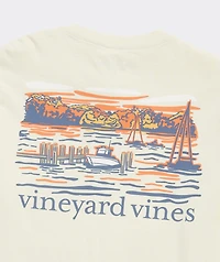 Dockside Autumn Wakes Long-Sleeve Pocket Tee