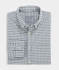 Skysail Gingham Performance Cotton Shirt