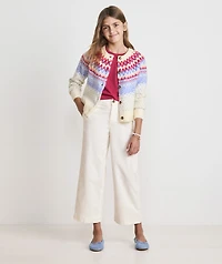 Girls Wide Leg Corduroy Pants