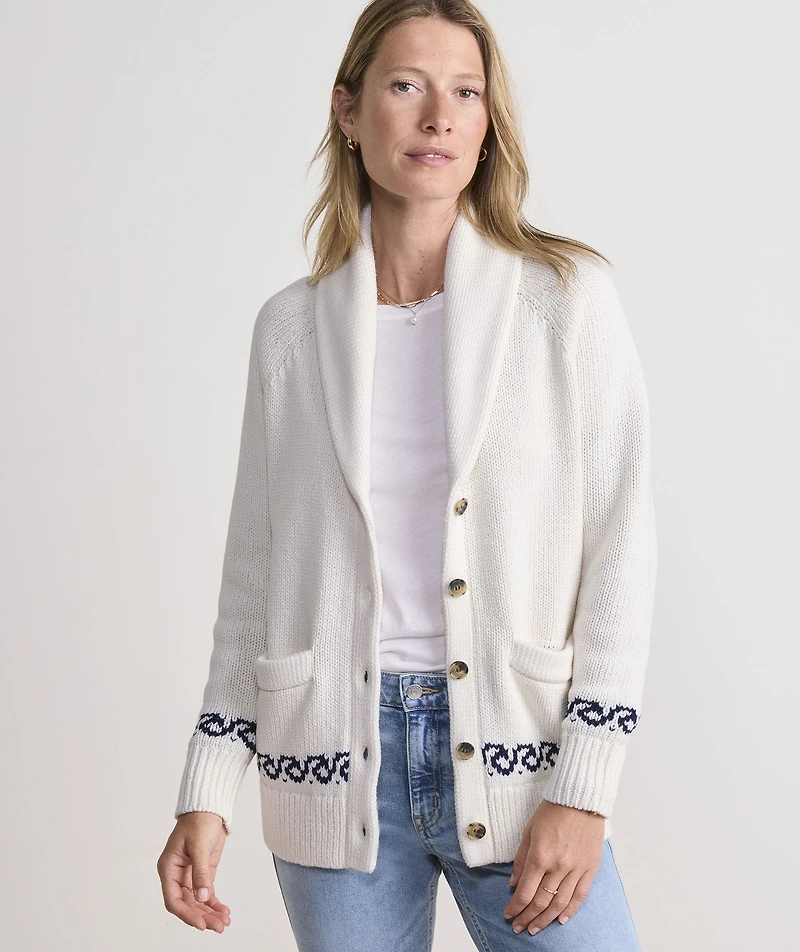 Sail Cotton Shawl Cardigan