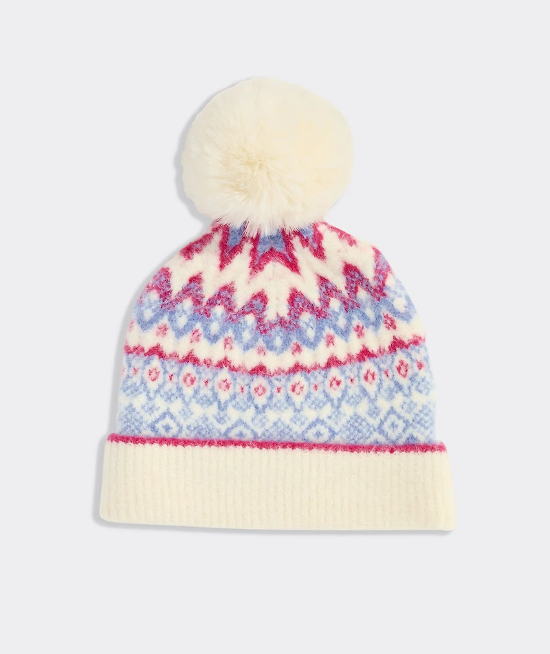 Girls' Fair Isle Beanie