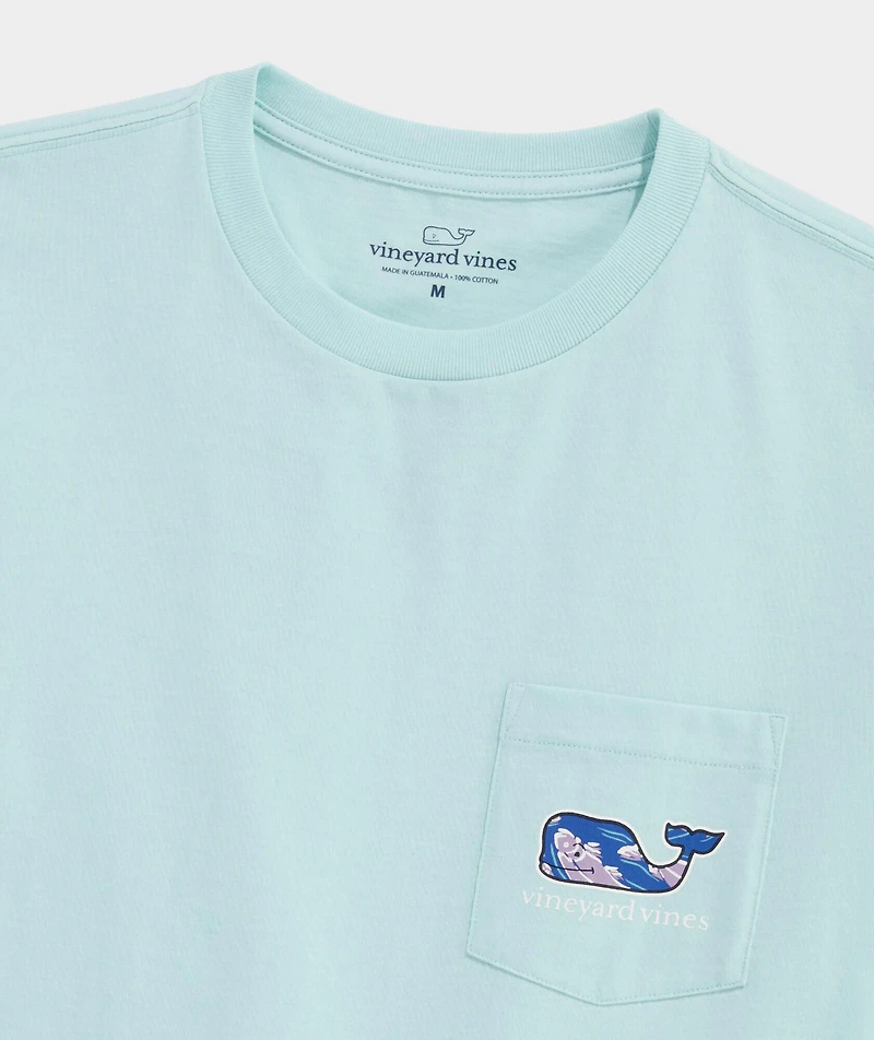 Bluff Fish Whale Short-Sleeve Pocket Tee