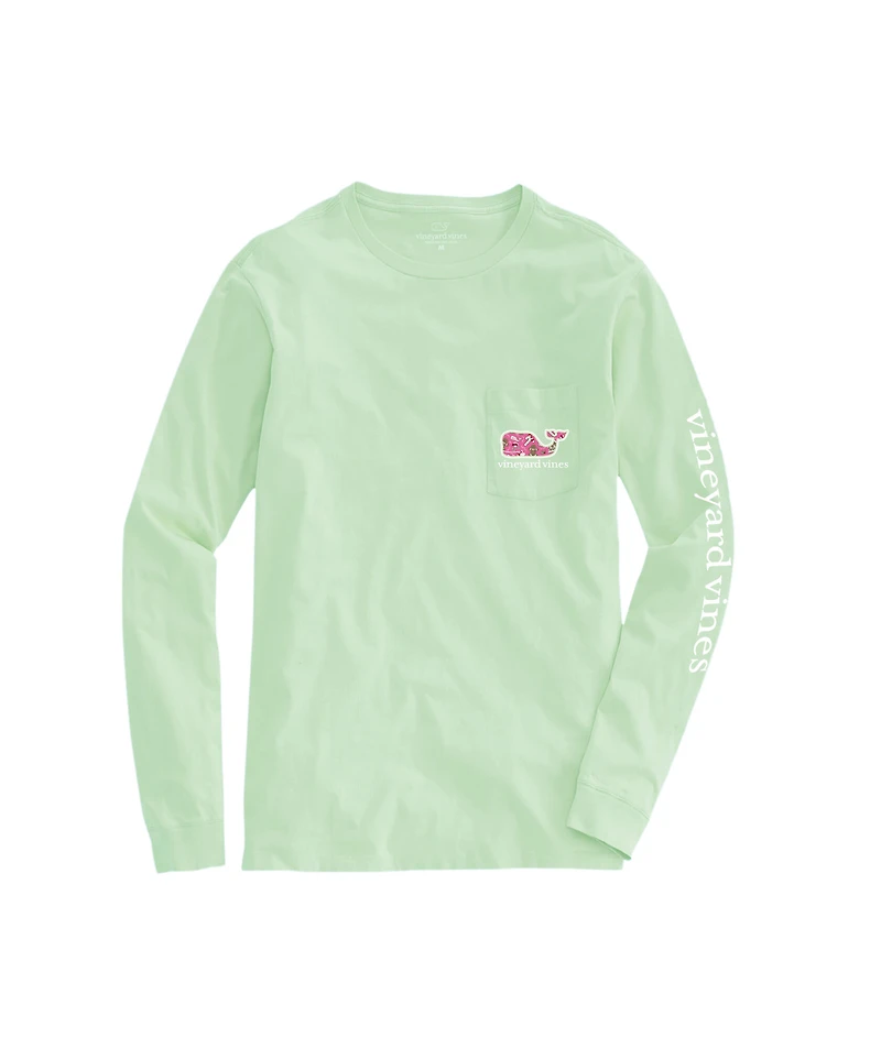 OUTLET Gingerbread Whale Long-Sleeve Pocket Tee