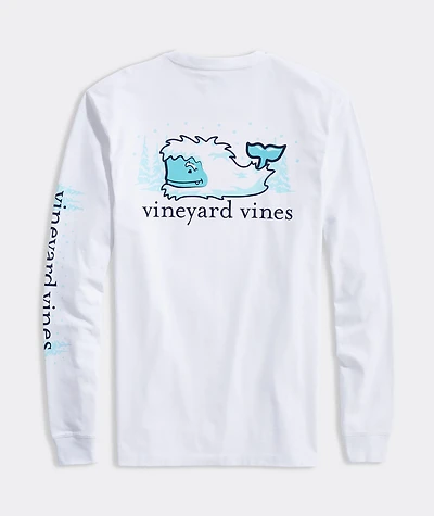 Yeti Whale Spotting Long-Sleeve Pocket Tee