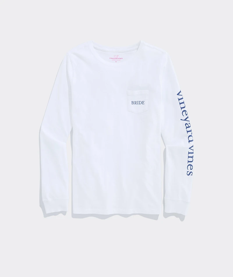 Bride Long-Sleeve Pocket Tee