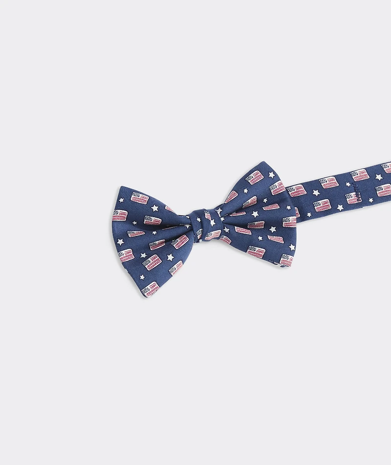 Boys' Flags & Stars Printed Bow Tie