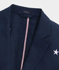 Stars & Stripes Linen Blazer