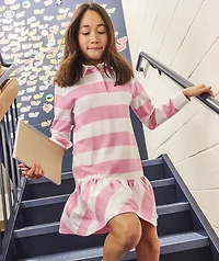 Girls' Drop-Waist Rugby Dress