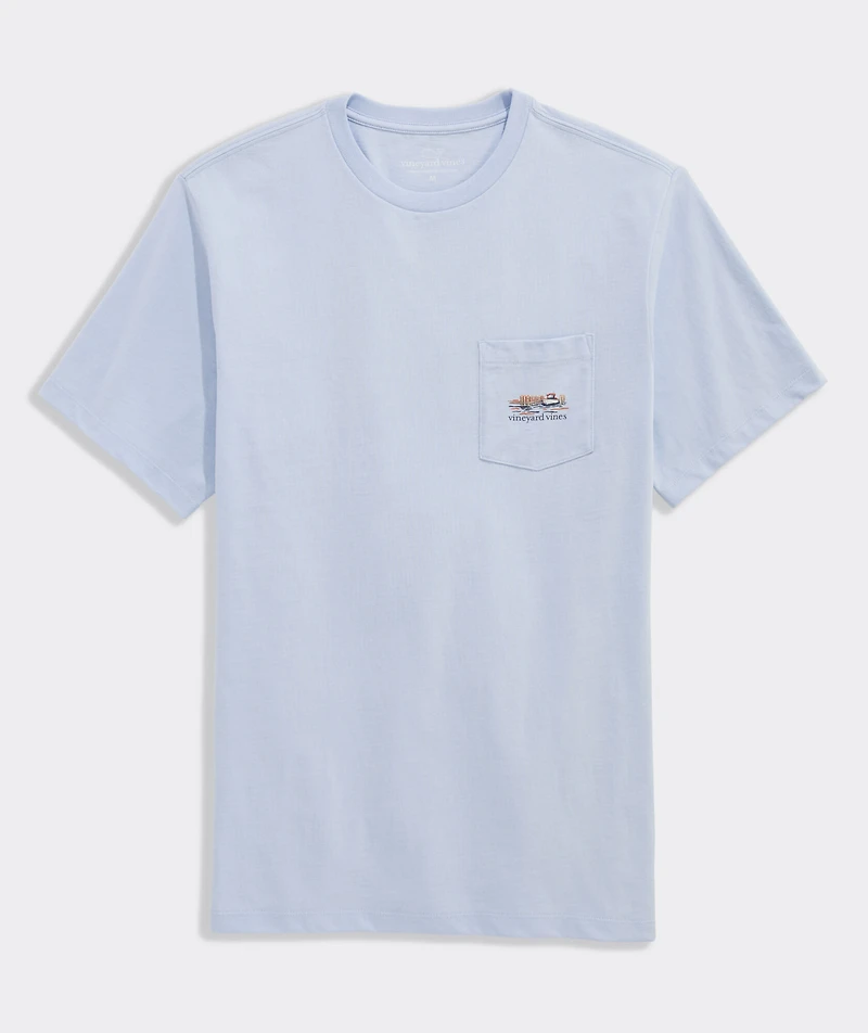 Dockside Autumn Wakes Short-Sleeve Pocket Tee