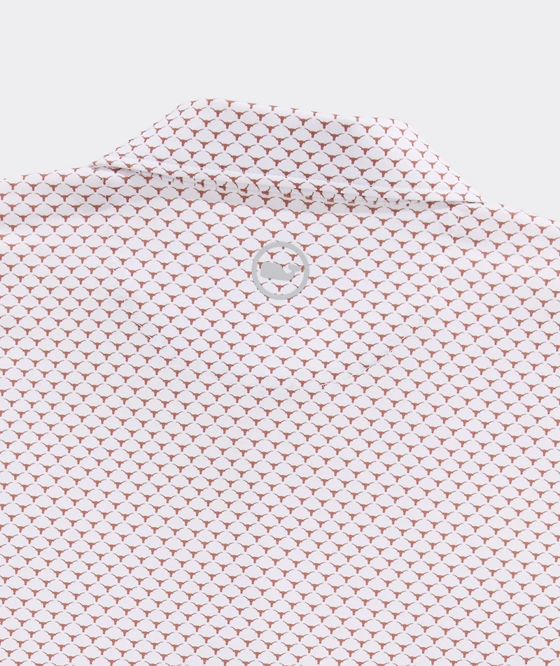 University of Texas Men's Printed Sankaty Polo