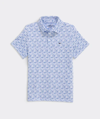 Boys' Printed Sankaty Performance Polo