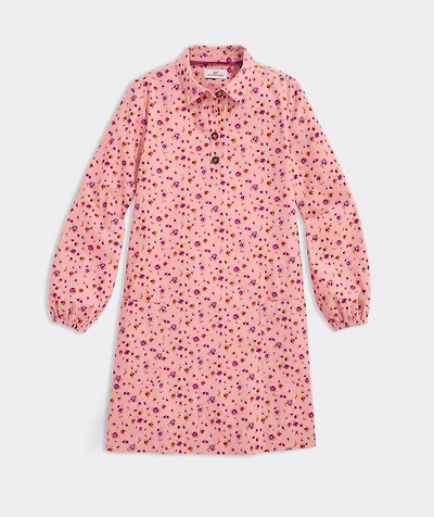 Girls' Corduroy Utility Shirtdress