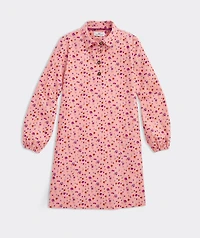 Girls' Corduroy Utility Shirtdress