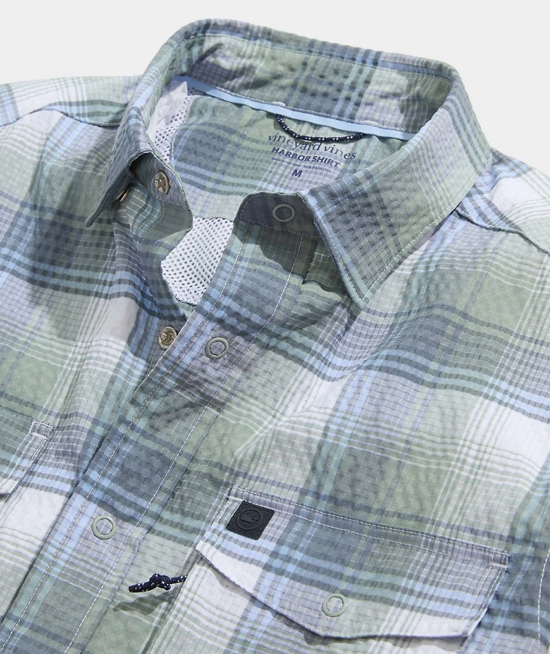 Hyline Plaid Performance Harbor Shirt