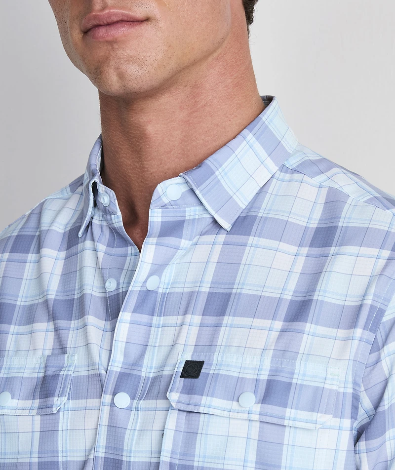 Largo Plaid Performance Harbor Shirt