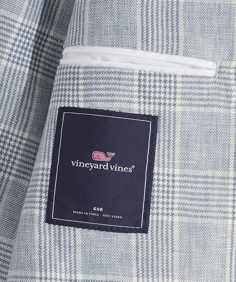 Helmsman Plaid Linen Blazer