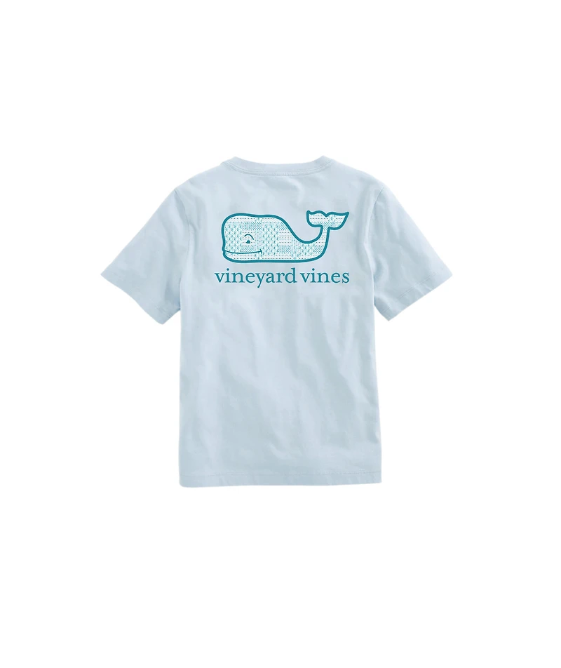 OUTLET Girls' Geometric Whale Short-Sleeve Pocket Tee
