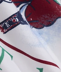 Boys' Santa Ski Long-Sleeve Pocket Tee