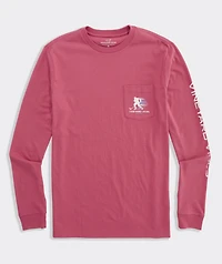 Retro Hockey Long-Sleeve Pocket Tee