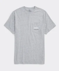 JAWS x vineyard vines Jaws Bridge Short-Sleeve Pocket Tee