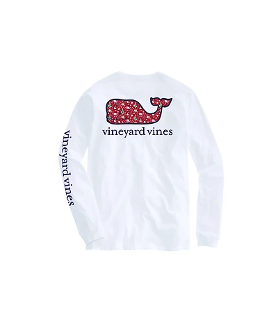 OUTLET Holiday Whales Whale Long-Sleeve Pocket Tee