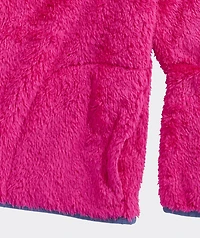 Girls Teddy Fleece Snap Pullover