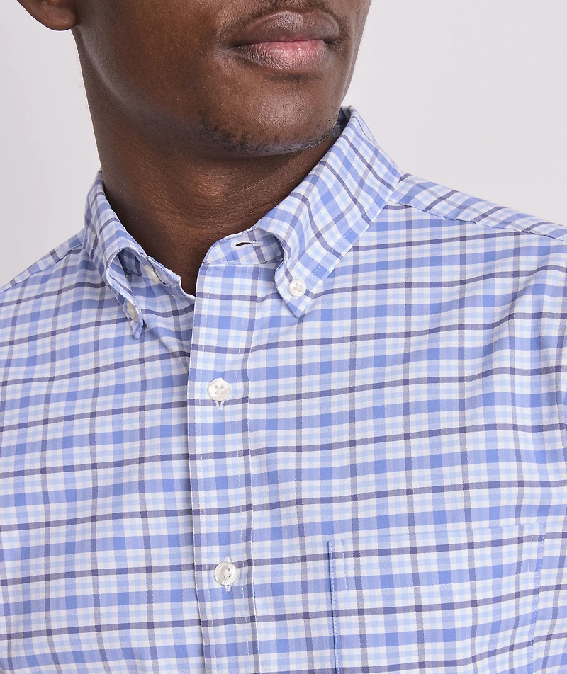 Bellamy Plaid Performance Cotton Shirt