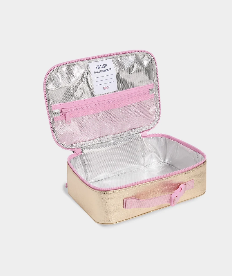 Girls' Metallic Lunch Bag