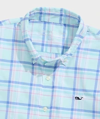 Boys' Performance Coconut Key Plaid Featherweight Shirt