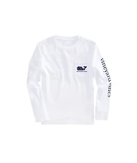 OUTLET Kids' Halloween Trick Or Treat Whale Long-Sleeve Pocket Tee