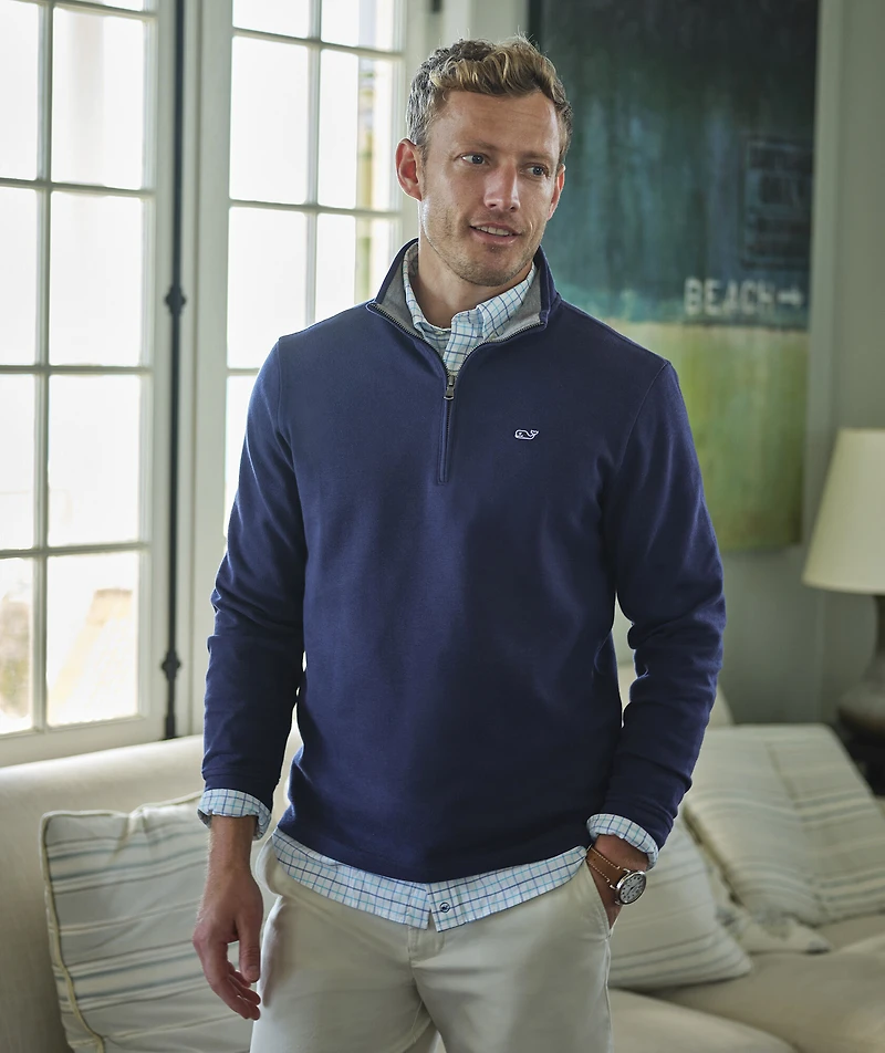 Solid Saltwater Quarter-Zip