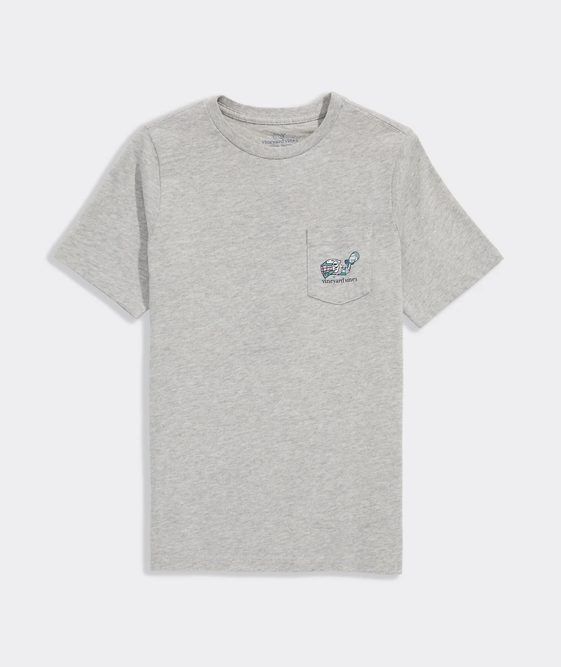 Boys' Lacrosse Goalie Short-Sleeve Pocket Tee