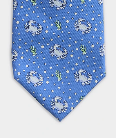 Crab Silk Tie