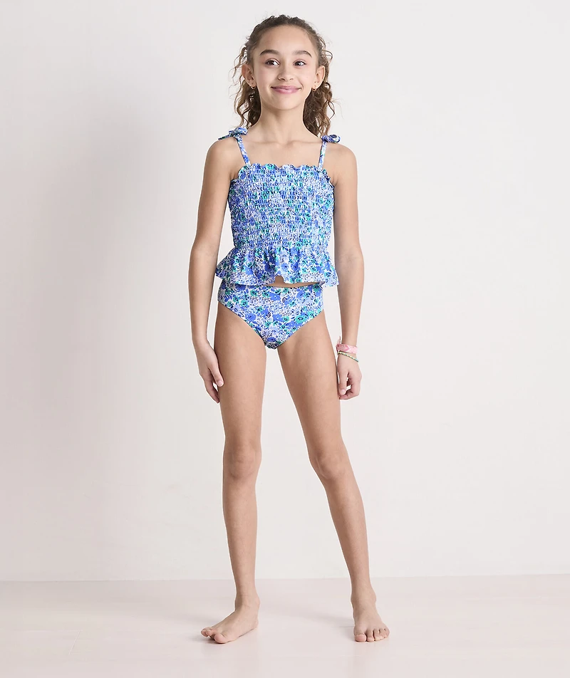 Girls' Smocked Tankini