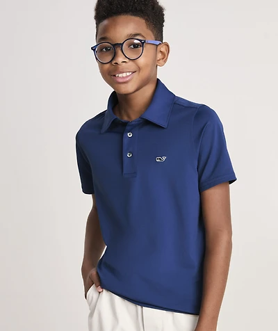 Boys' Solid Sankaty Performance Polo