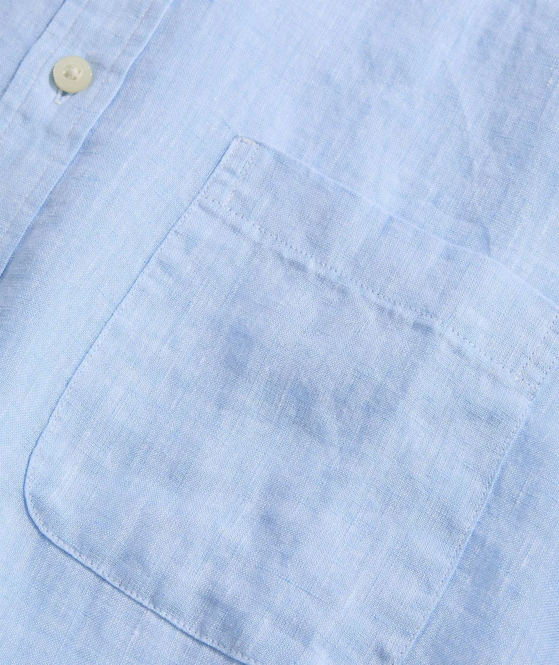 Surfside Solid Linen Short-Sleeve Shirt