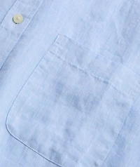Surfside Solid Linen Short-Sleeve Shirt