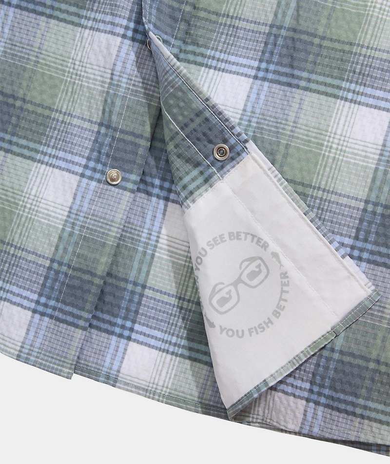 Hyline Plaid Performance Harbor Shirt