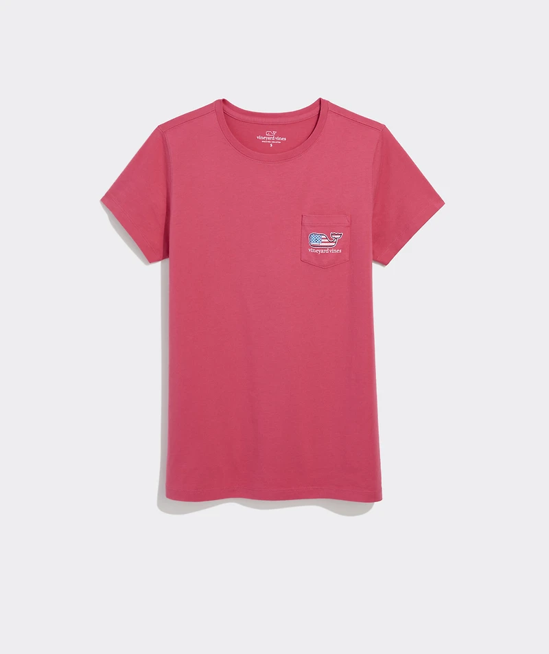 Flag Whale Short-Sleeve Pocket Tee