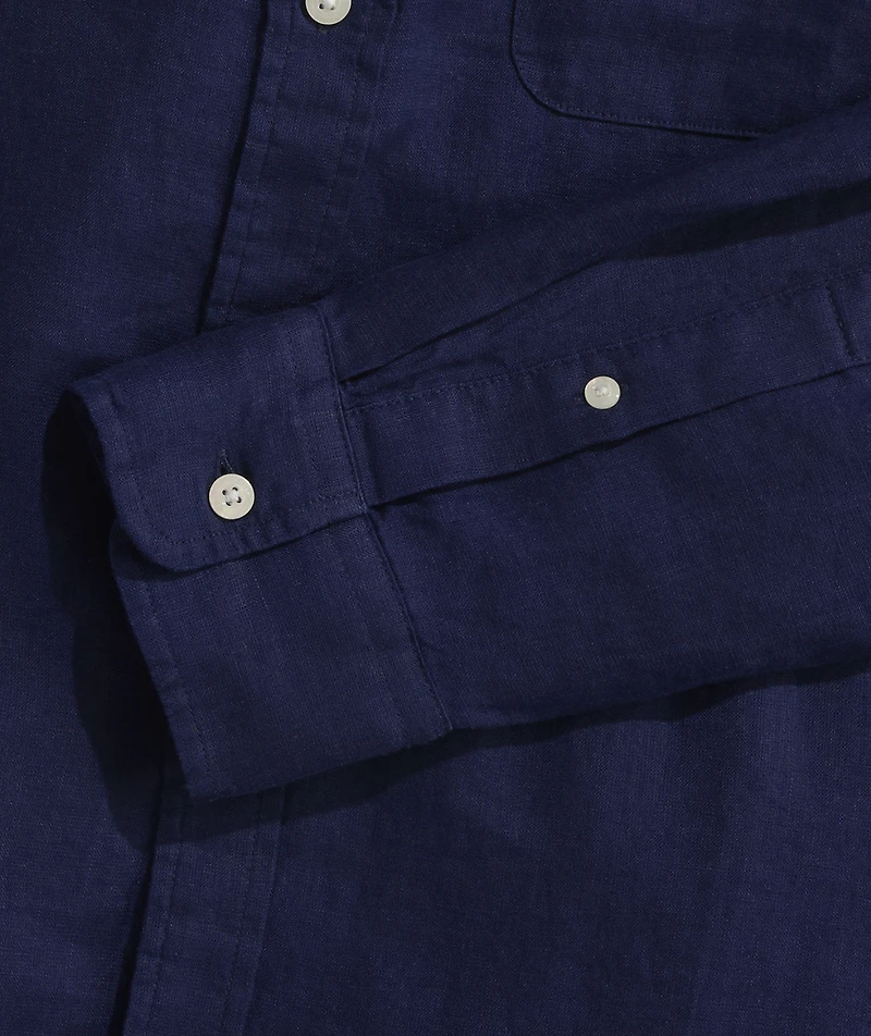 Surfside Solid Linen Shirt