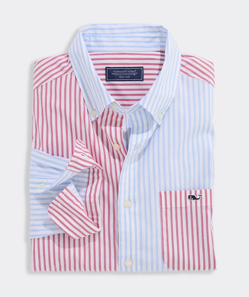 Seabird Stripe Perfect Wash Poplin Party Shirt