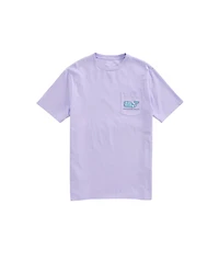 OUTLET Lighthouse Scene Whale Short-Sleeve Tee