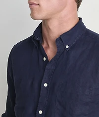 Surfside Solid Linen Shirt