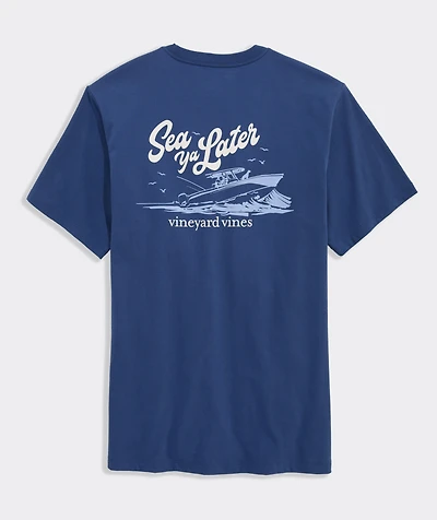 Sea Ya Later Short-Sleeve Pocket Tee